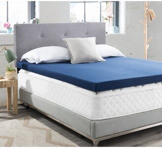 Byourbed Coma Inducer 3-inch Memory Foam Mattress Topper with Cover