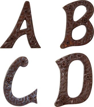 Rustic Country 3 Inch Iron House Letter For Address Plaque, Mailbox, & Metal Signage - Lt-Ir5900-75 From Rch Hardware