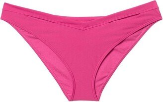 Adore Me Women's Demi Bikini Swimwear Bottom 1X / Fuchsia Purple Pink.