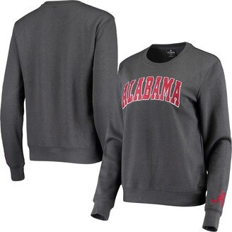 Women's Charcoal Alabama Crimson Tide Campanile Pullover Sweatshirt