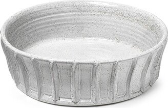 Silone White Ceramic Bowl