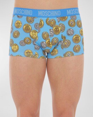 Men's Coin-Print Boxer Briefs