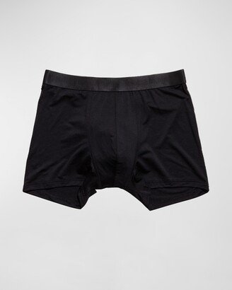 Men's Solid Lyocell Boxer Briefs