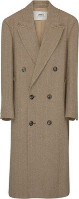 Long double breasted coat-AB