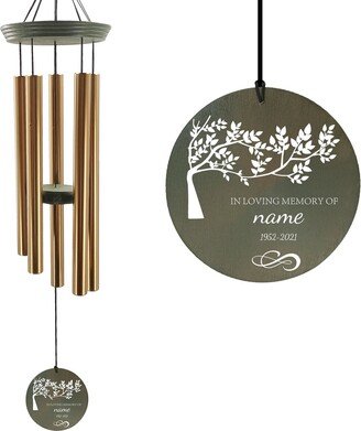 Personalized Wind Chimes, in Loving Memory, Sympathy Gift After Loss Of Mom Dad Or Loved One, Custom Chime Outdoor, Remberance