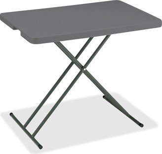 IndestrucTable TOO 30 x 20-inch Charcoal Personal Folding Table