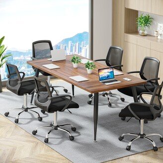 Bluebell 6FT Conference Table for 6 to 8, Large Modern Meeting Table - N/A