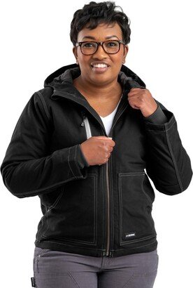 Berne Women's Softstone Duck Hooded Jacket Plus Sizes