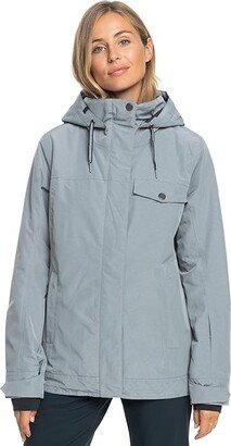 Billie Insulated Snow Jacket (Heather Grey) Women's Clothing