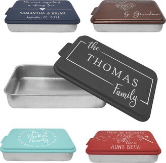 Personalized Cake Pan, Custom Engraved Aluminum Mothers Day Gift For Her, Baking Housewarming, Kitchen