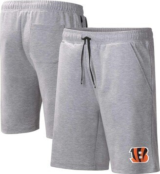 Men's Msx by Michael Strahan Heather Gray Cincinnati Bengals Trainer Shorts