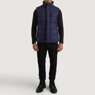 Bryan Blue Puffer Vest