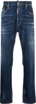 Blue Stretch-cotton Denim Jeans