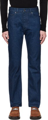 Indigo Straight-Leg Jeans