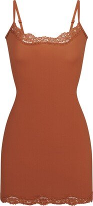 Fits Everybody Corded Lace Slip Dress | Bronze