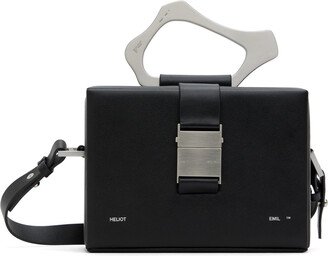 Black Solely Box Messenger Bag