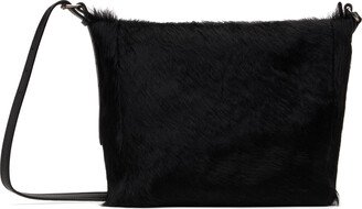 Black Pony Hair Crossbody Bag