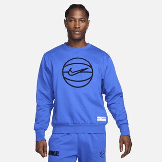 Men's Dri-FIT Standard Issue Basketball Crew in Blue