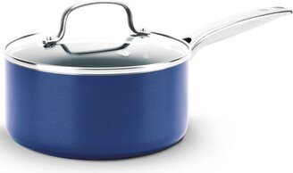 Diamond-Infused Ceramic Nonstick 2-Qt. Saucepan with Lid