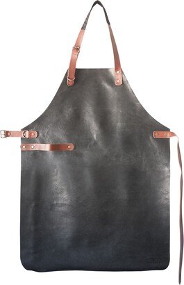 Yako&Co Premium Genuine Leather Apron - Black A