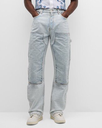 Men's Logo Jacquard Carpenter Jeans
