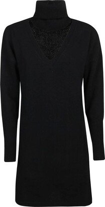 Roll-Neck Long-Sleeved Knitted Jumper