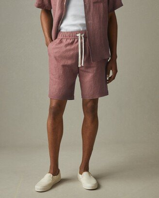 Easy Linen Elastic Waist Short - Burlwood