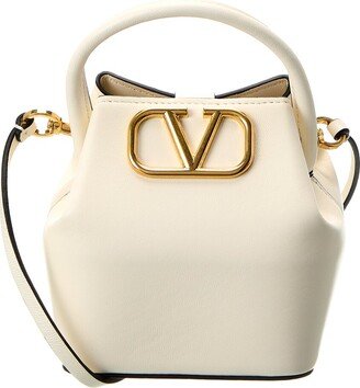 Vlogo Leather Bucket Bag