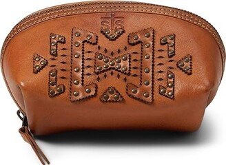 STS Ranchwear Wayfarer Belle Makeup Bag (Light Brown) Handbags