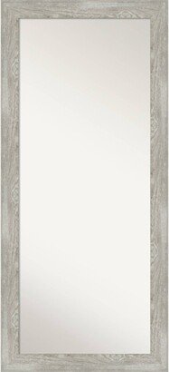 30 x 66 Dove Graywash Framed Full Length Floor/Leaner Mirror