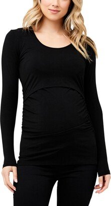 Maternity Organic Cotton Lift Up Nursing Top