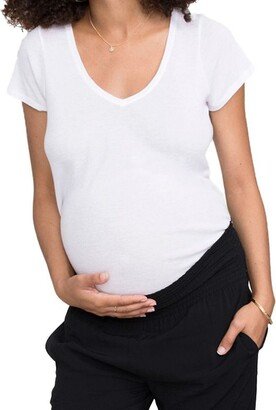 The Maternity Fitted Vee T-Shirt