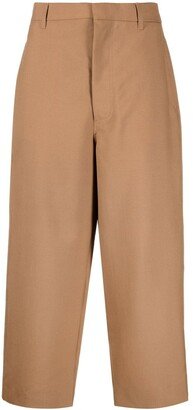 Cropped Straight Leg Trousers-AD