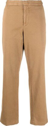 High-Waisted Cropped Trousers-AS