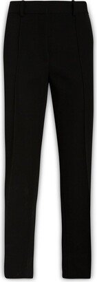 Straight Leg Cropped Trousers-AO