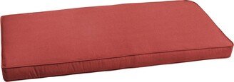 Humble and Haute Sunbrella Terra Cotta Indoor/ Outdoor Bench Cushion 55 to 60