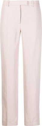 Straight-Leg Tailored Trousers-DF