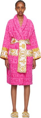 Pink 'I Heart Baroque' Robe