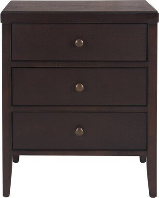 Finley Solid Wood 3 Drawer Nightstand - ClickDecor