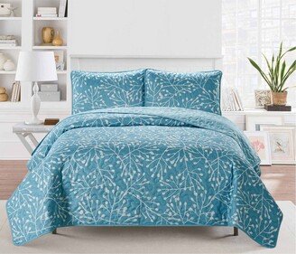 Causual Living Casual Living Branches 3 Piece Quilt Set, King