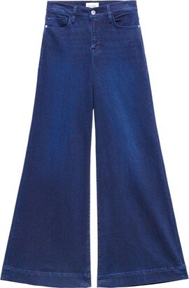Le Palazzo high-rise wide-leg jeans-AA