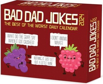 Willow Creek Press 2024 Daily Desk Calendar 5.2x6.2 Bad Dad Jokes