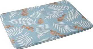 24x36 Mistletoe Bath Mat Blue