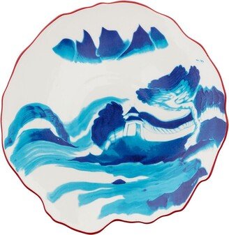 Classic on Acid Melting Landscape dessert plate