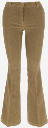 Ql2 Corduroy Flared Pants