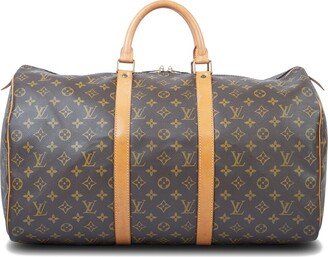 Monogram Canvas Keepall 50 (Authentic Pre-Owned)-AB