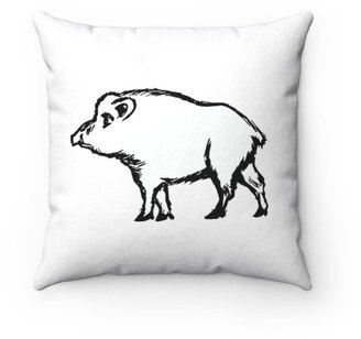 Wild Boar Pillow - Throw Custom Cover Gift Idea Room Decor