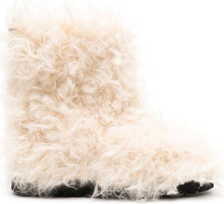 Faux-Fur Ankle Boots-AA