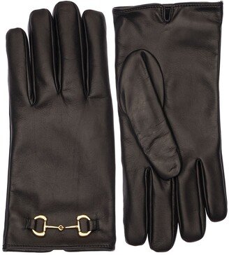 Madly leather gloves w/ Horsebit