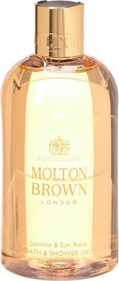 Molton Brown London 10oz Jasmine & Sunrose Bath & Shower Gel-AA